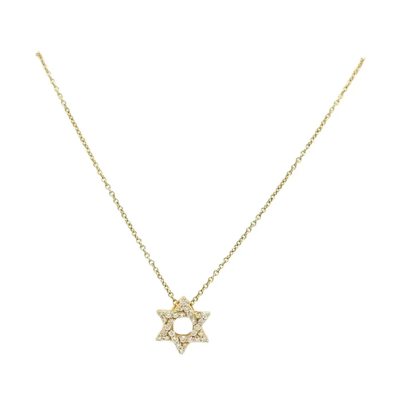 DIAMOND STAR OF DAVID NECKLACE