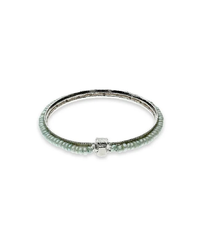 Simple Dyed Pearl Bangle