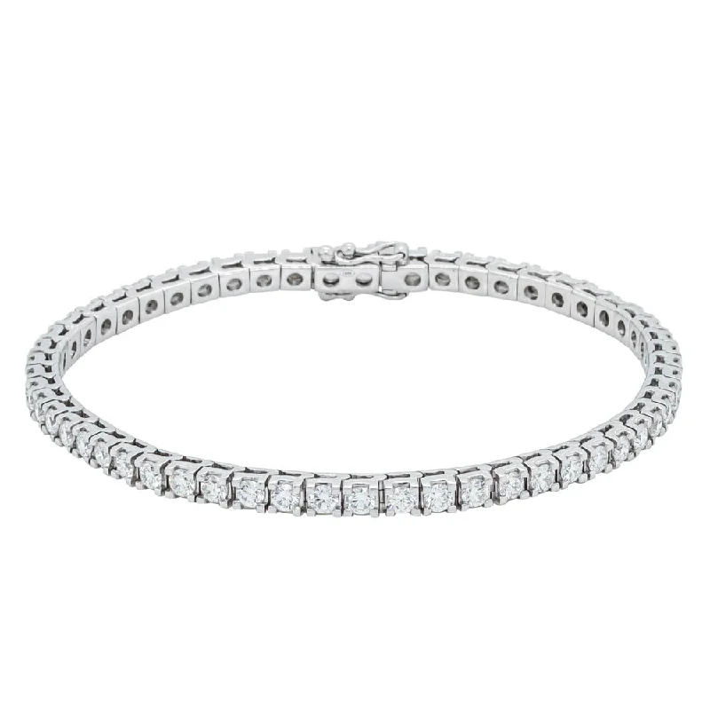 18ct White Gold 3.30ct Diamond Jubilee Bracelet