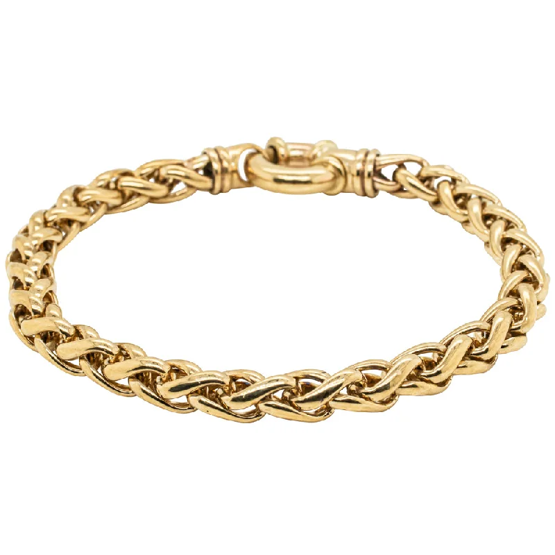 Deja Vu 9ct Yellow Gold Foxtail Bracelet