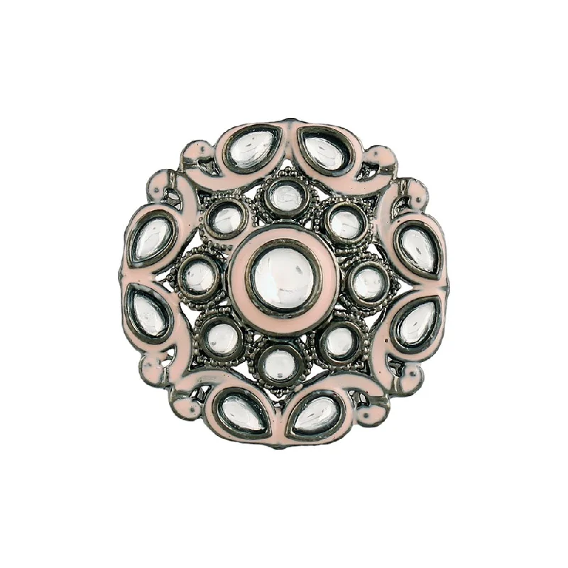 Etnico Silver-Plated Adjustable Ring (Women)