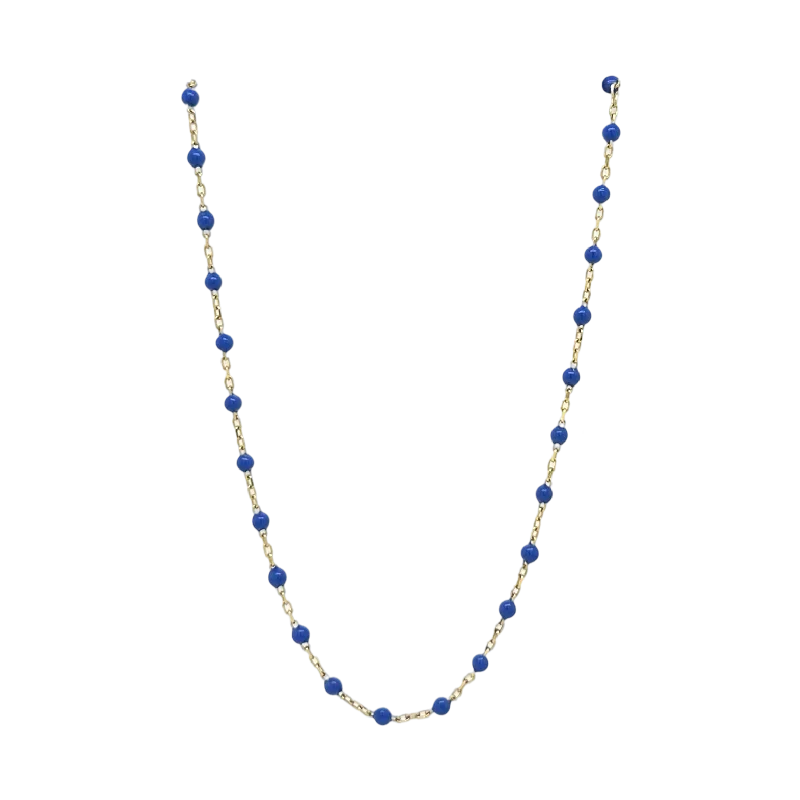 ENAMEL BEAD NECKLACE