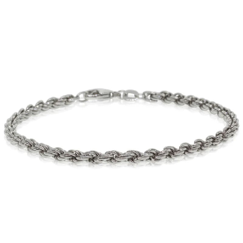 Sterling Silver Triple Trace Link Bracelet