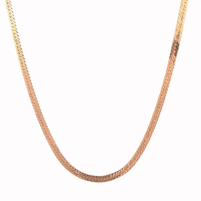 14k Gold Herringbone Chain