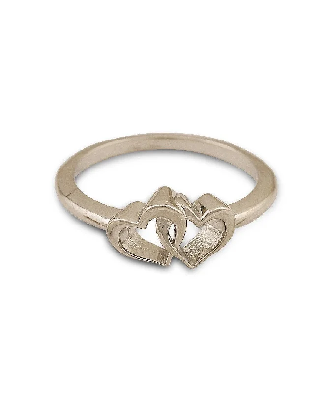 Pretty Heart shape Silver Ring