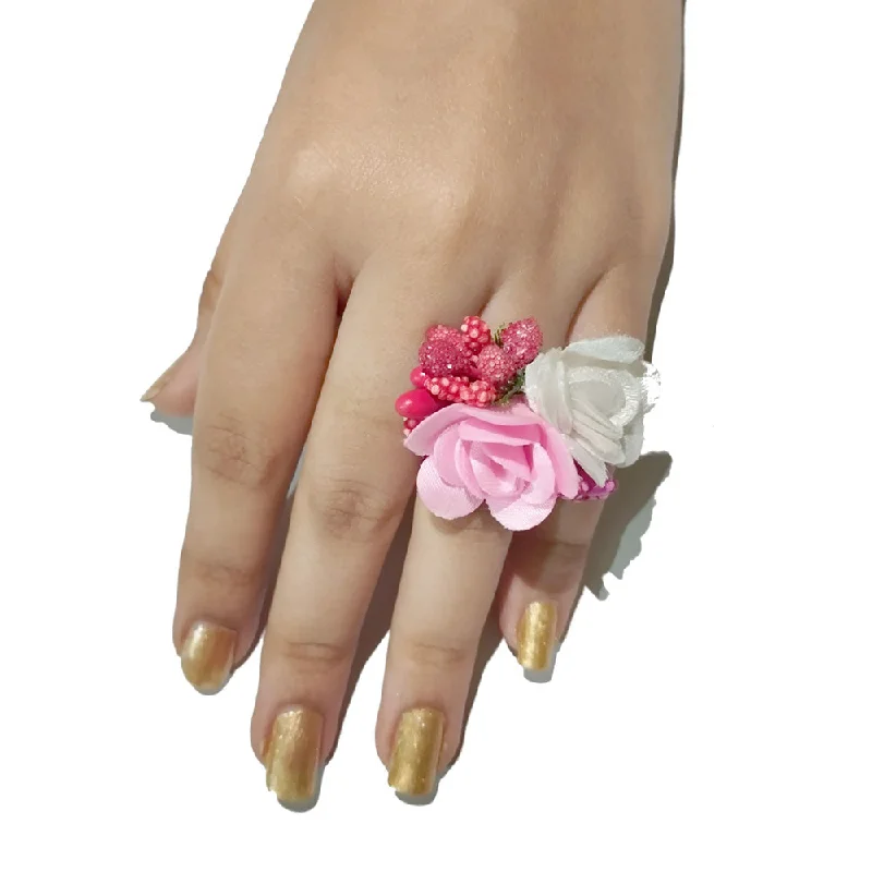 Kavyas Kreation Floral Ring