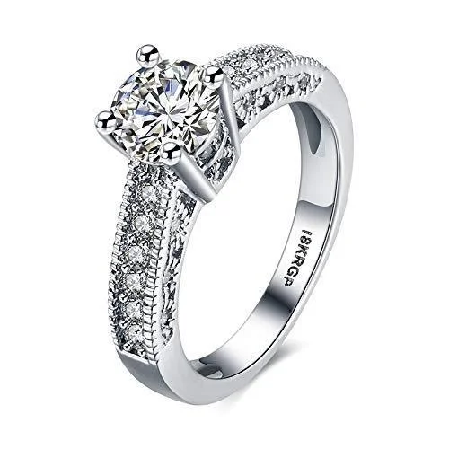 Etnico Rhodium-Plated Adjustable Ring (Women) - FL162