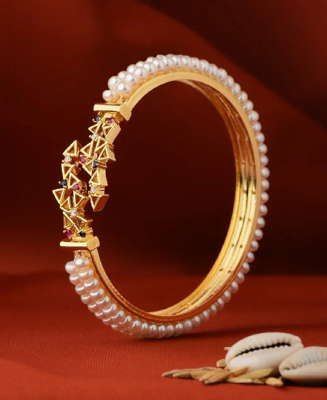 Trendy Real Pearl Bangle