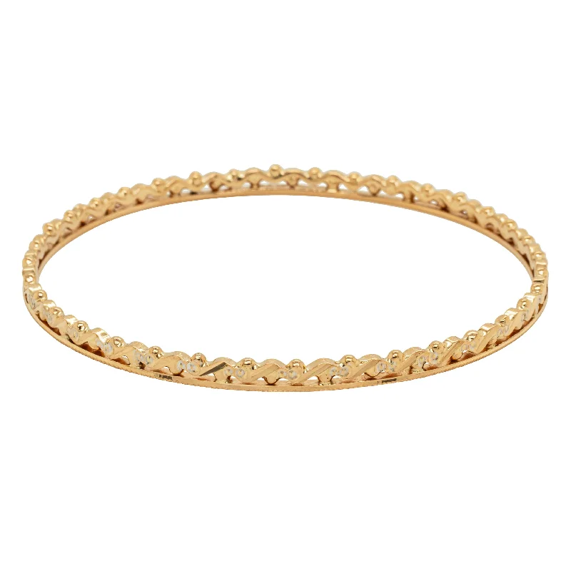 Deja Vu 18ct Rose Gold Bangle