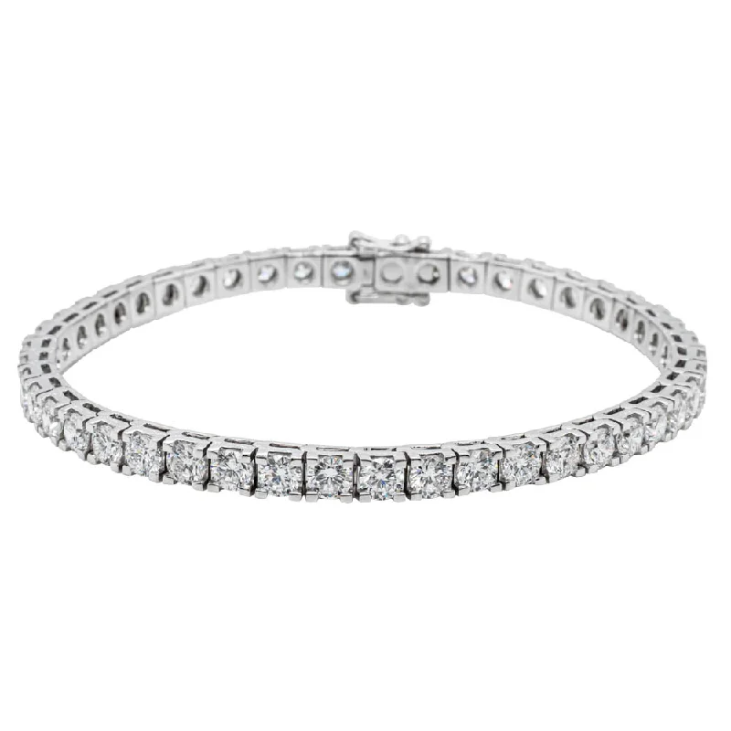 18ct White Gold 8.22ct Diamond Jubilee Bracelet