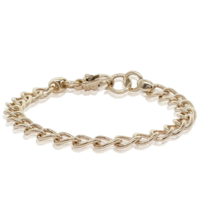 9ct Yellow Gold Curb Link Bracelet