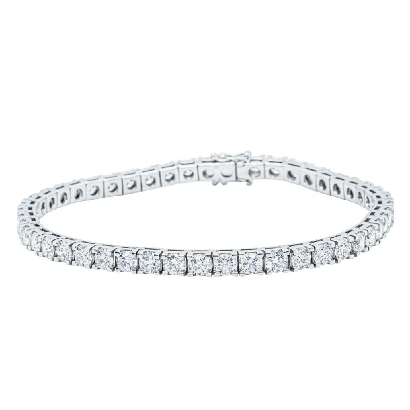 18ct White Gold 8.66ct Diamond Jubilee Bracelet