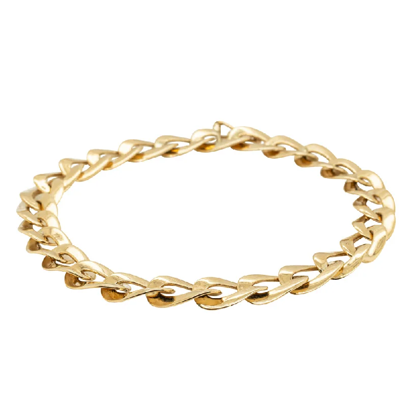 9ct Yellow Gold Infinite Link Bracelet