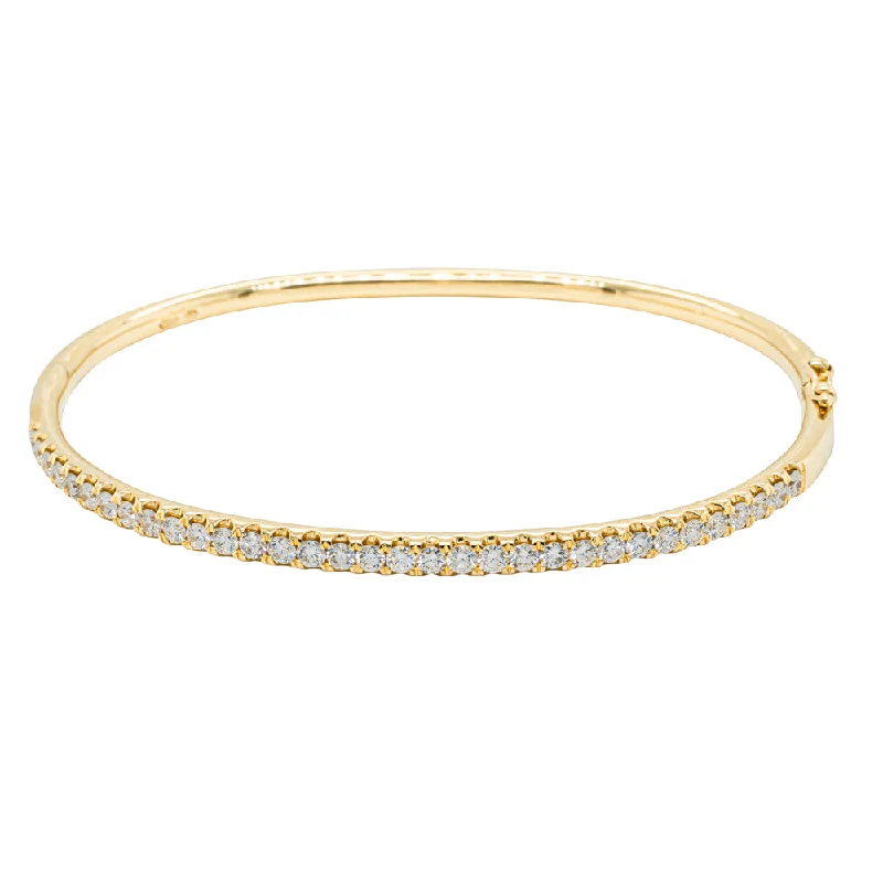 Deja Vu 18ct Yellow Gold 1.26ct Diamond Bangle