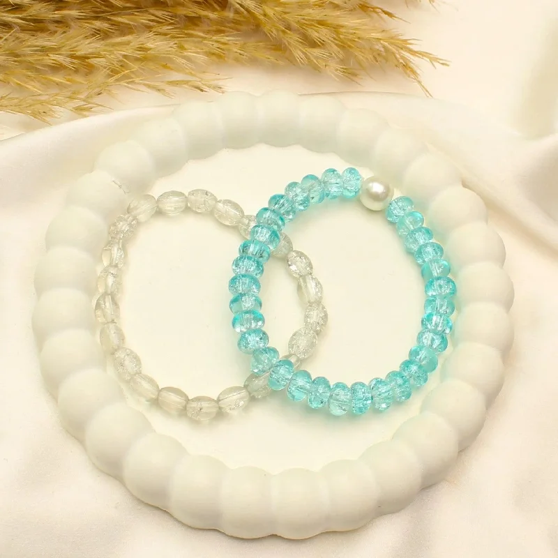 TFC Winter Sky Stacked Bracelet (set of 2)