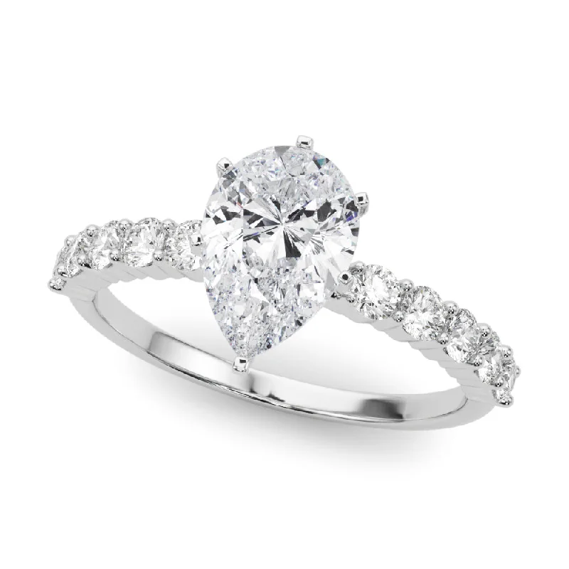 14K Prong Set Engagement Ring