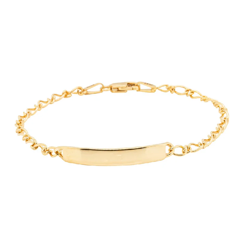 9ct Yellow Gold Child's ID Bracelet