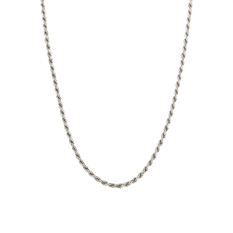 Silver Rope Necklace