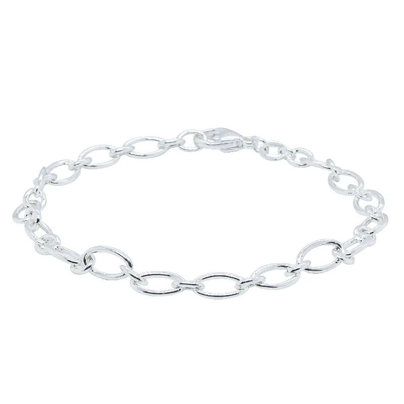 Sterling Silver Figaro Bracelet