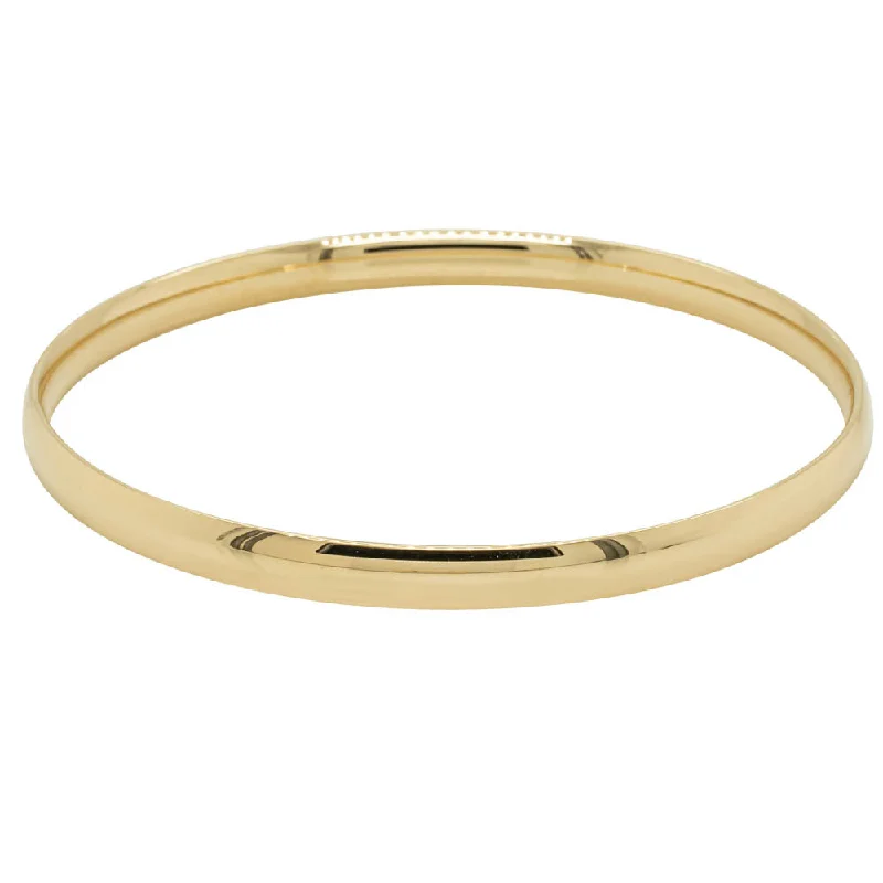 9ct Yellow Gold 5mm Bangle