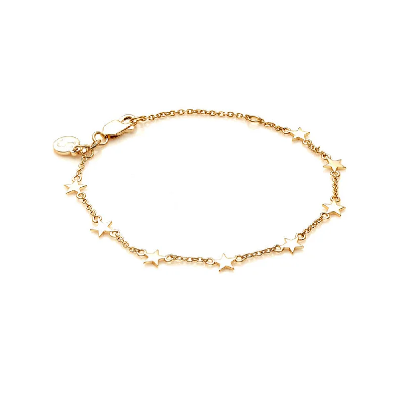 Stolen Girlfriends Club Stolen Star Bracelet - Gold Plated