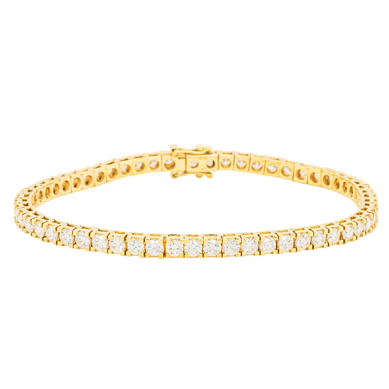 18ct Yellow Gold 5.54ct Diamond Jubilee Bracelet