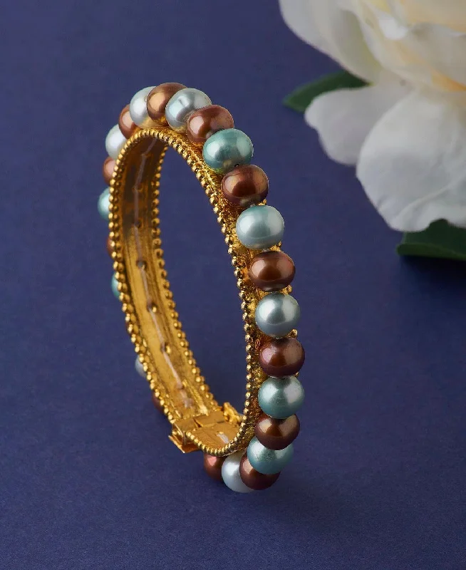 Multi Real Pearl Bangle